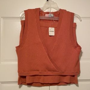 Free people orange two peice